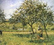 Camille Pissarro Wheelbarrow France oil painting artist